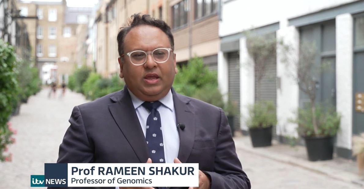 🧬Professor of Genomics and Precision Medicine &amp; Director of the Brighton Integrative Genomics Unit, Prof Rameen Shakur, appeared live on <a href="/itvnews/">ITV News</a>  to discuss the government’s new plans to map the DNA of all newborn babies in England.

📺 Watch the clip itv.com/news/2025-06-2…
