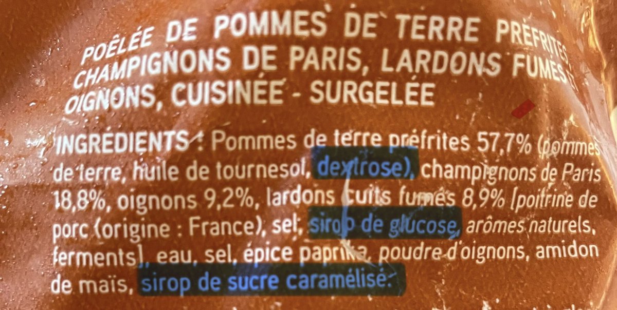 « Sirop de sucre caramélisé » et trois formes de sucre dans un plat salé. Faut pas s’étonner de prendre du poids ou d’être malade. La nourriture industrielle c’est du poison!! 🤮💩🤮💩🤢🤢

#lesindustrielsnousempoisonnent #processedfoodispoison #poison #sante #netto #sucre