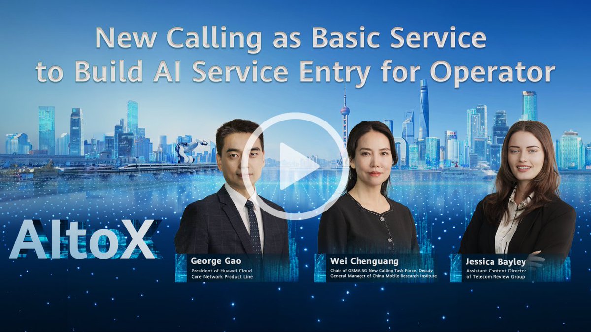 TelecomReviewME's tweet image. 📱New Calling is becoming the entry point for #AI-powered services.

At #MWCShanghai2025, #TelecomReview sat down with Wei Chenguang (@GSMA, @ChinaMobile7) &amp;amp; George Gao (@HuaweiCloud1) to discuss how #AICalling is reshaping #telco innovation.

telecomreview.tv/interviews/246…