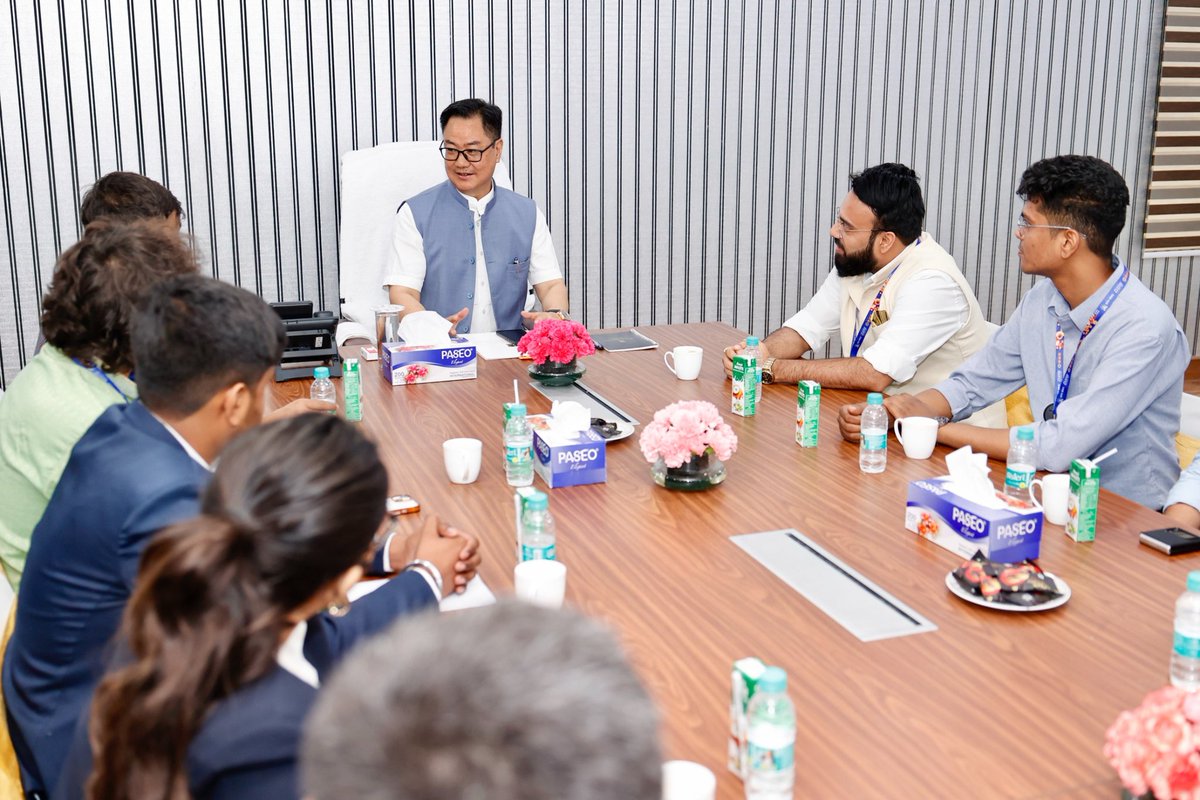 Office of Kiren Rijiju tweet media