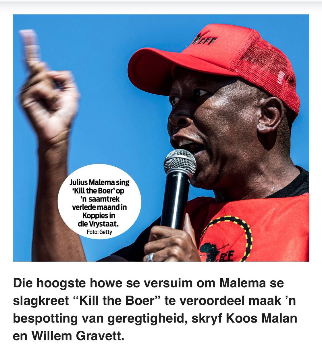 Every day when <a href="/kalliekriel/">Kallie Kriel</a> wakes up, he thinks of Julius Malema. Julius Malema is haunting Afrikaners. #Killtheboer
<a href="/kalliekriel/">Kallie Kriel</a>, <a href="/Afriforum/">AfriForum</a>

#Afriforum, #Kalliekriel, #Afrikaners, #News24, #Malema, #TheEFF, #floydshivambu, #theANC, #MKparty, #MarryPhadi, #Zuma, #Duduzile,