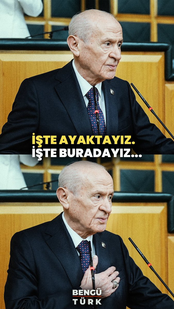 İşte AYAKTAYIZ.
İşte BURADAYIZ...

Hareketin Lideri <a href="/dbdevletbahceli/">Devlet Bahçeli</a> 🇹🇷🤘