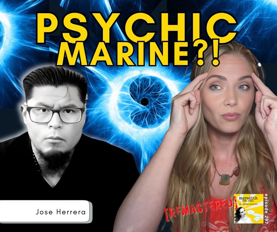 Jose Herrera's Marine squad leader training included learning about &amp; using a #sixthsense.

Yes. You read that right.

He completed 3 combat tours in Iraq &amp; Afghanistan as a marine rifleman 2006-2011.

Ep 297 [REMASTERED] linktr.ee/MEREDITHFORREAL