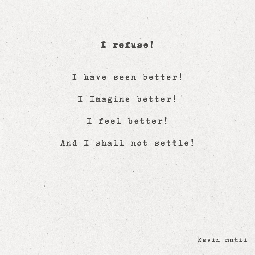 Kevinmutii's tweet photo. I refuse.....! https://t.co/tLOTWdUAgD