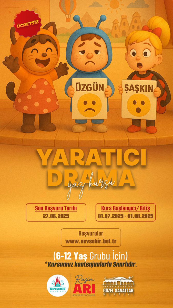 Yaratıcı Drama Kursu İçin Kayıtlar Başladı

nevsehir.bel.tr/haber-detay/10…