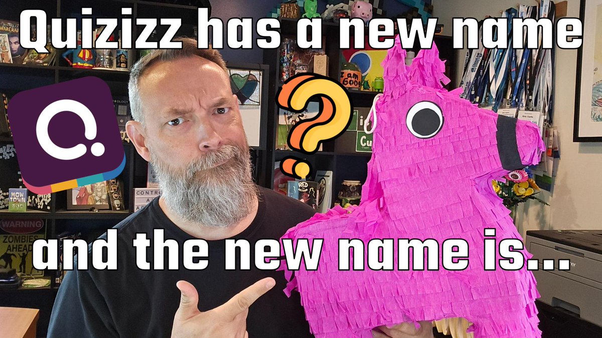 Eric Curts (@ericcurts) on Twitter photo Quizizz has a new name and the new name is…
Find out in my box opening video here youtube.com/watch?v=7pDnbo…
#EdTech <a href="/quizizz/">Quizizz (now Wayground)</a> Quizizz has a new name and the new name is…
Find out in my box opening video here youtube.com/watch?v=7pDnbo…
#EdTech <a href="/quizizz/">Quizizz (now Wayground)</a>