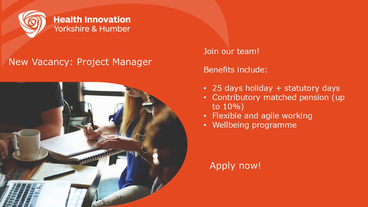 📢Join our team!

As a project manager, you will play a critical role in the development and delivery of projects, support SMEs and engage with a wide range of stakeholders.

Full details and apply:  ow.ly/tC8P50WcS0e

#Careers #ProjectManagement