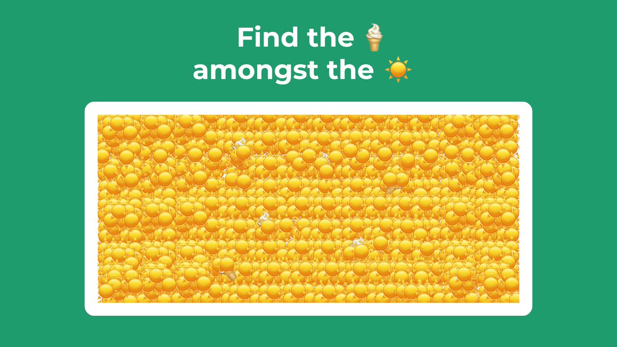 Hands up if you love an ice cream in the sunshine 🙋‍♀️

We seem to have lost ours, can you find the ice creams before they melt?🍦

Let us know how many you found 👇