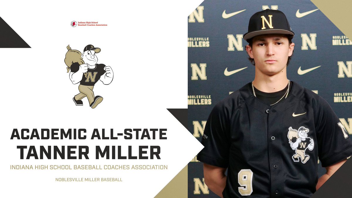 Noblesville Baseball (@millerbaseball) on Twitter photo Congratulations to #Millerball Sr OF <a href="/Tmills009/">Tanner Miller</a> being named <a href="/IHSBCA/">IN Baseball Coaches</a> Academic All-State! Congratulations to #Millerball Sr OF <a href="/Tmills009/">Tanner Miller</a> being named <a href="/IHSBCA/">IN Baseball Coaches</a> Academic All-State!