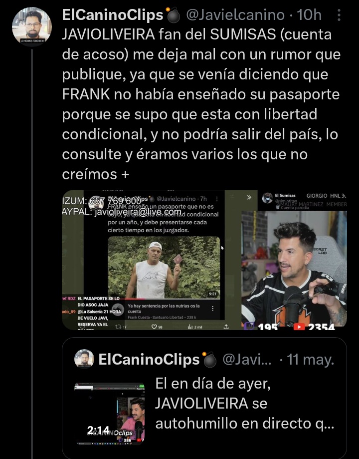 El Sumisas tweet media
