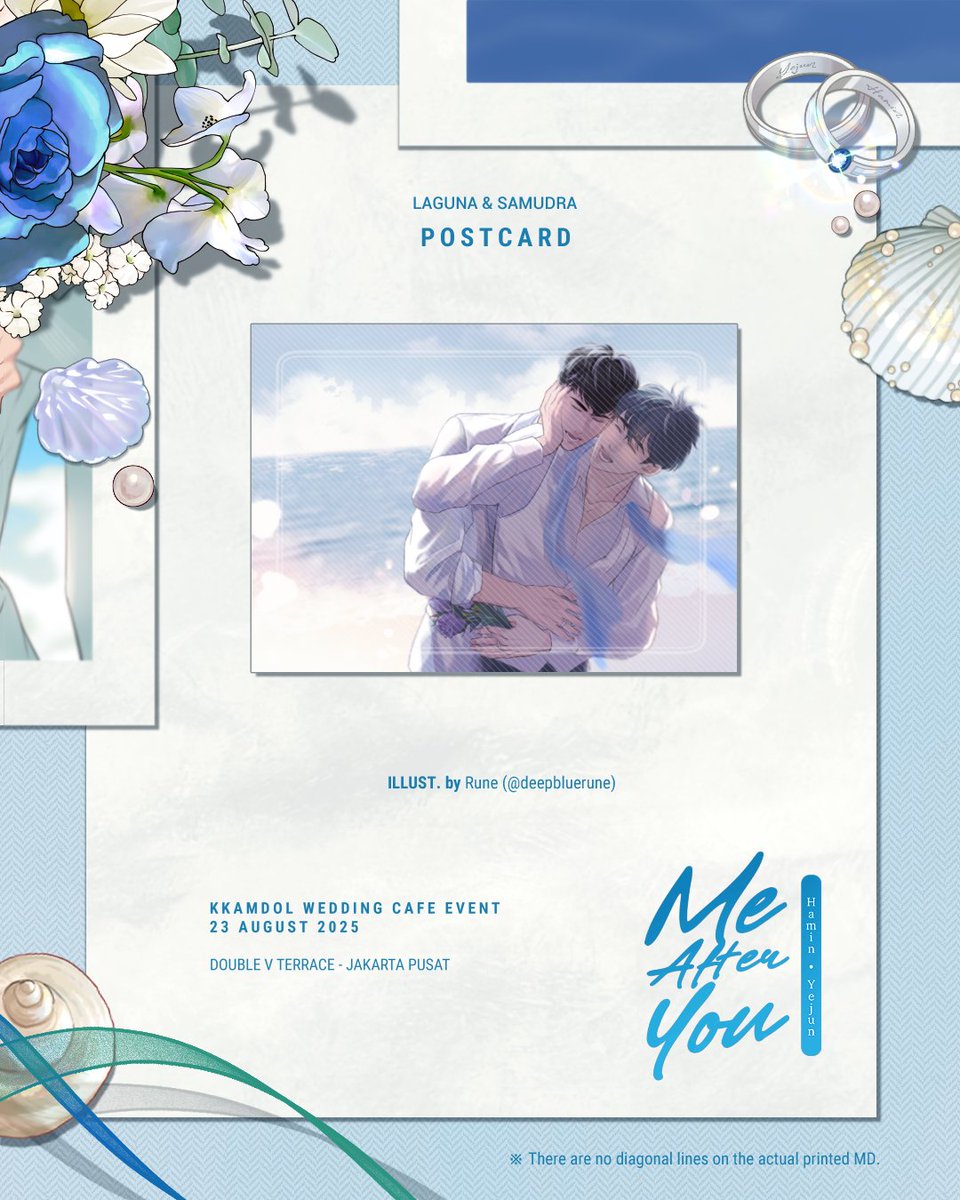 ๐ด๐ ๐จ๐๐๐๐ ๐๐๐ ๊น๋ Only Event (@kkamdolovestory) on Twitter photo ๐ด๐ ๐จ๐๐๐๐ ๐๐๐ - ๐๐ธ๐ฎ๐บ๐ฑ๐ผ๐น ๐ช๐ฒ๐ฑ๐ฑ๐ถ๐ป๐ด ๐๐ฎ๐ณ๐ฒ ๐๐๐ฒ๐ป๐
๐๐น๐น๐๐๐๐ฟ๐ฎ๐๐ถ๐ผ๐ป ๐ฅ๐ฒ๐๐ฒ๐ฎ๐น๐ค๐
<Postcard>
- Laguna & Samudra
- Rune (@ deepbluerune)
#Kkamdol_MeAfterYou
#KkamdolCafeJKT ๐ด๐ ๐จ๐๐๐๐ ๐๐๐ - ๐๐ธ๐ฎ๐บ๐ฑ๐ผ๐น ๐ช๐ฒ๐ฑ๐ฑ๐ถ๐ป๐ด ๐๐ฎ๐ณ๐ฒ ๐๐๐ฒ๐ป๐
๐๐น๐น๐๐๐๐ฟ๐ฎ๐๐ถ๐ผ๐ป ๐ฅ๐ฒ๐๐ฒ๐ฎ๐น๐ค๐
<Postcard>
- Laguna & Samudra
- Rune (@ deepbluerune)
#Kkamdol_MeAfterYou
#KkamdolCafeJKT
