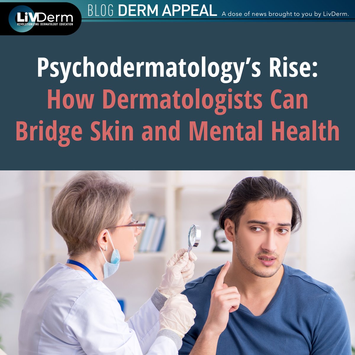 🔍 Beyond skin deep: When dermatology meets mental health.

Learn how psychodermatology is transforming dermatology through integrative care models that address both skin and psyche. 

🔗 go.livderm.org/45w443w

#Psychodermatology #MentalHealth #LiVDerm