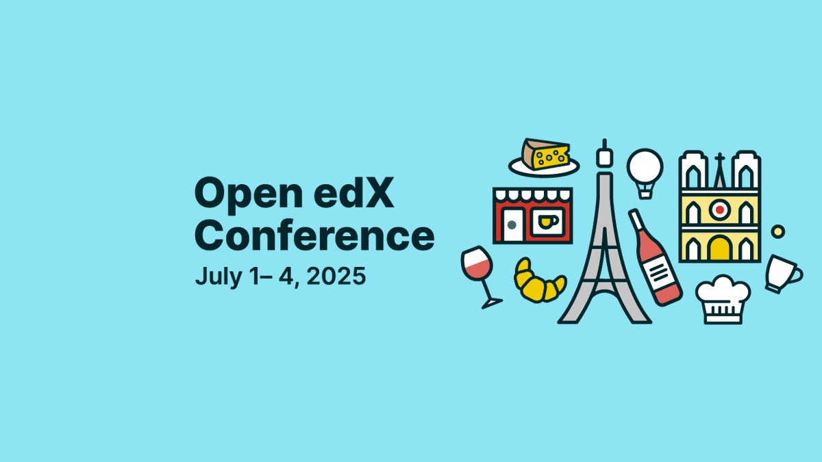 OpenEdX's tweet photo. 🎉 We're thrilled to announce the sponsors of the Open edX Conference 2025!
A huge thank you to our sponsors listed at the bottom of this page: https://t.co/2Sh2F766Z8
Join us in Paris from July 1–4, 2025 to meet them!
#OpenEdX2025 #OpenSourceEducation #EdTech https://t.co/XwkbTZv8wt