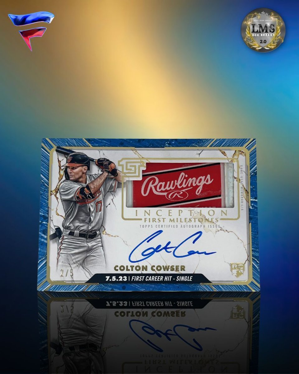 BoxLms's tweet image. 🚨 Topps Inception First Milestones AUTO PATCH Cards! 🚨
Celebrating rookie moments that matter!
🔥 Game-worn patches
🖊️ On-card autos
💎 Numbered hits that mark history in the making!

These aren’t just cards—they're firsts you'll never forget.
#ToppsInception #FirstMilestones