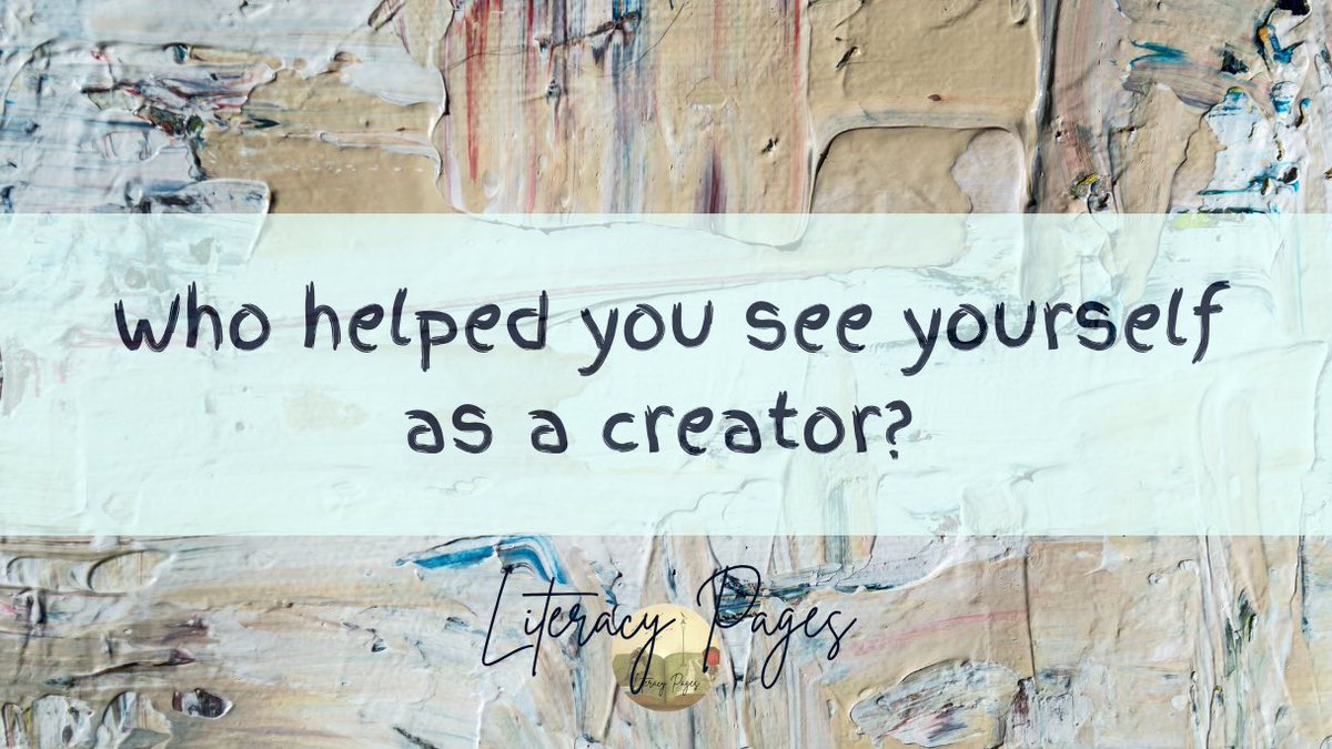 Think of someone who helped you see yourself as creative or capable.
Tag them. Text them. Thank them.
And if they’re no longer here—tell their story.
🎨 Read our tribute and reflections on art in literacy: literacypages.wordpress.com/?p=8299
#TheArtOfLiteracy #literacypages