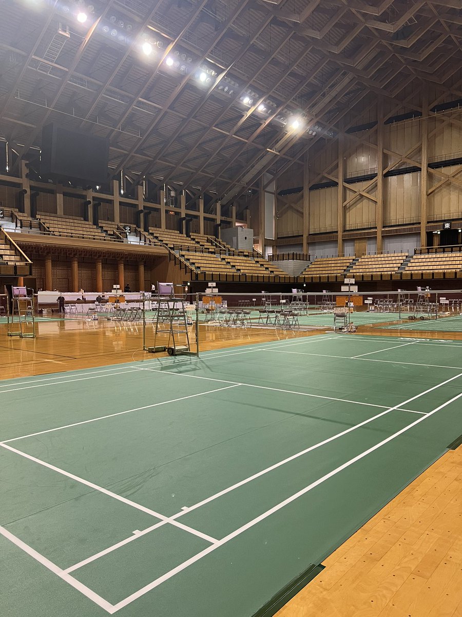 victor202202's tweet image. 明日より #全日本実業団 が愛媛県で開催されます！
VICTORは愛媛県武道館にてブース出展します💪　
是非お立ち寄りください🙇‍♂️

久しぶりに武道館来たな〜。

選手の皆様のご健闘をお祈りいたします！
頑張ってください💪

#VICTOR #ビクター #VICTORSPORTS #ビクタースポーツ #Badminton #バドミントン