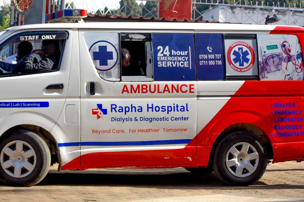 RaphaEldoret's tweet photo. When every second counts, you can count on @RaphaEldoret
Our ambulance services are equipped with advanced medical technology and staffed by compassionate, skilled professionals, ready to provide urgent care right when you need it.

 Your health, our priority, 24/7. https://t.co/pbCkOjR3p6