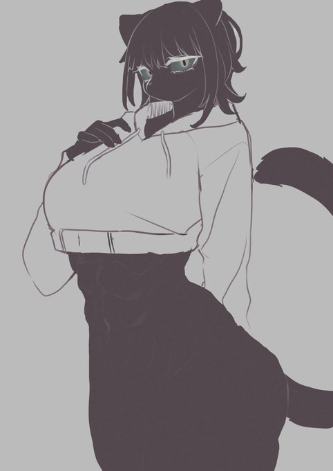 そしてこれは猫黒さん(文字なし)🐈‍⬛ 