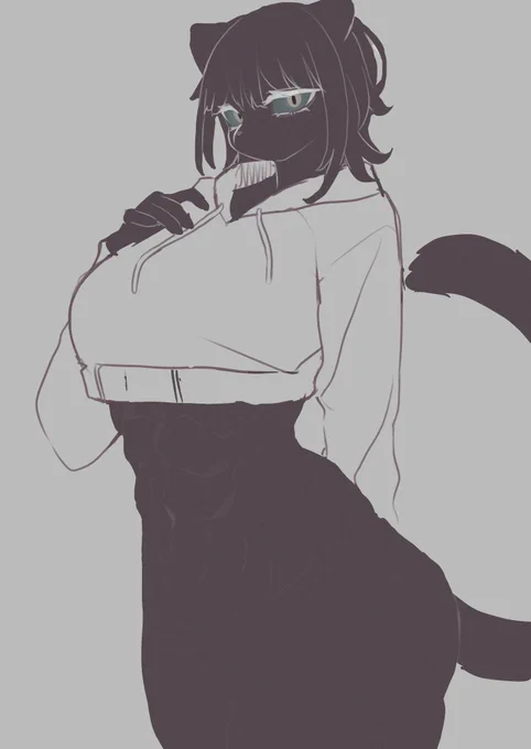 そしてこれは猫黒さん(文字なし)