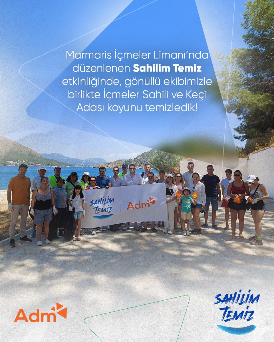 Marmaris İçmeler Limanı’nda, Sahilim Temiz etkinliğinde İçmeler’in koy ve adalarını atıklardan arındırmak üzere Adm Elektrik gönüllü ekibimizle İçmeler Mahallesi Muhtarlığı, Marmaris Çevre Kulübü, Marmaris Ağaçlandırma ve Doğa Derneği ile bir araya geldik. 🧡

Gönüllü ekibimizle