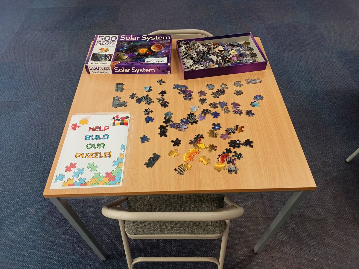 EwellLib's tweet image. Calling all puzzlers ๐ข ๐งฉ
Come to the library and help us build our puzzle - work together, meet new people, and most importantly, HAVE FUN!