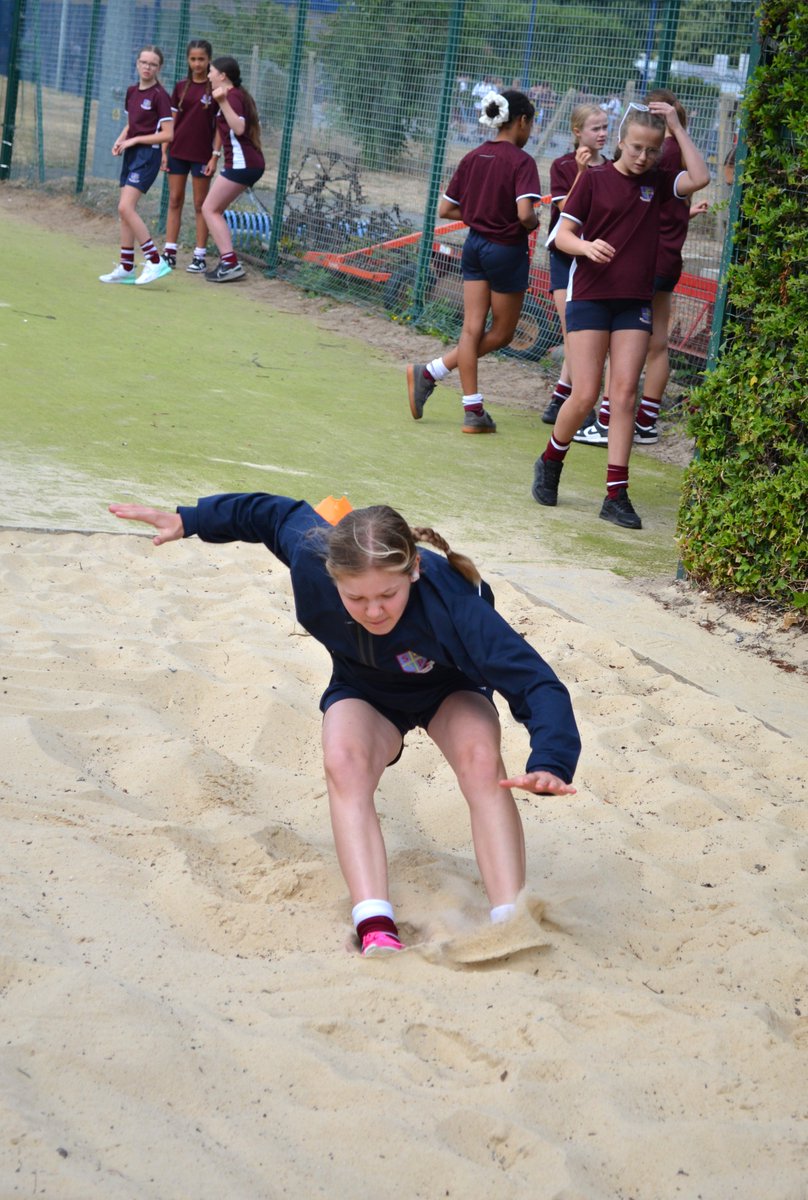 StPaulsSurrey's tweet photo. Perfect day for Sports Day. #sportday #SportsDay2025 #trackevents #fieldevents #discus #javelin #shotput #longjump #timetoshine #welldoneverybody https://t.co/oJumM9NpyL