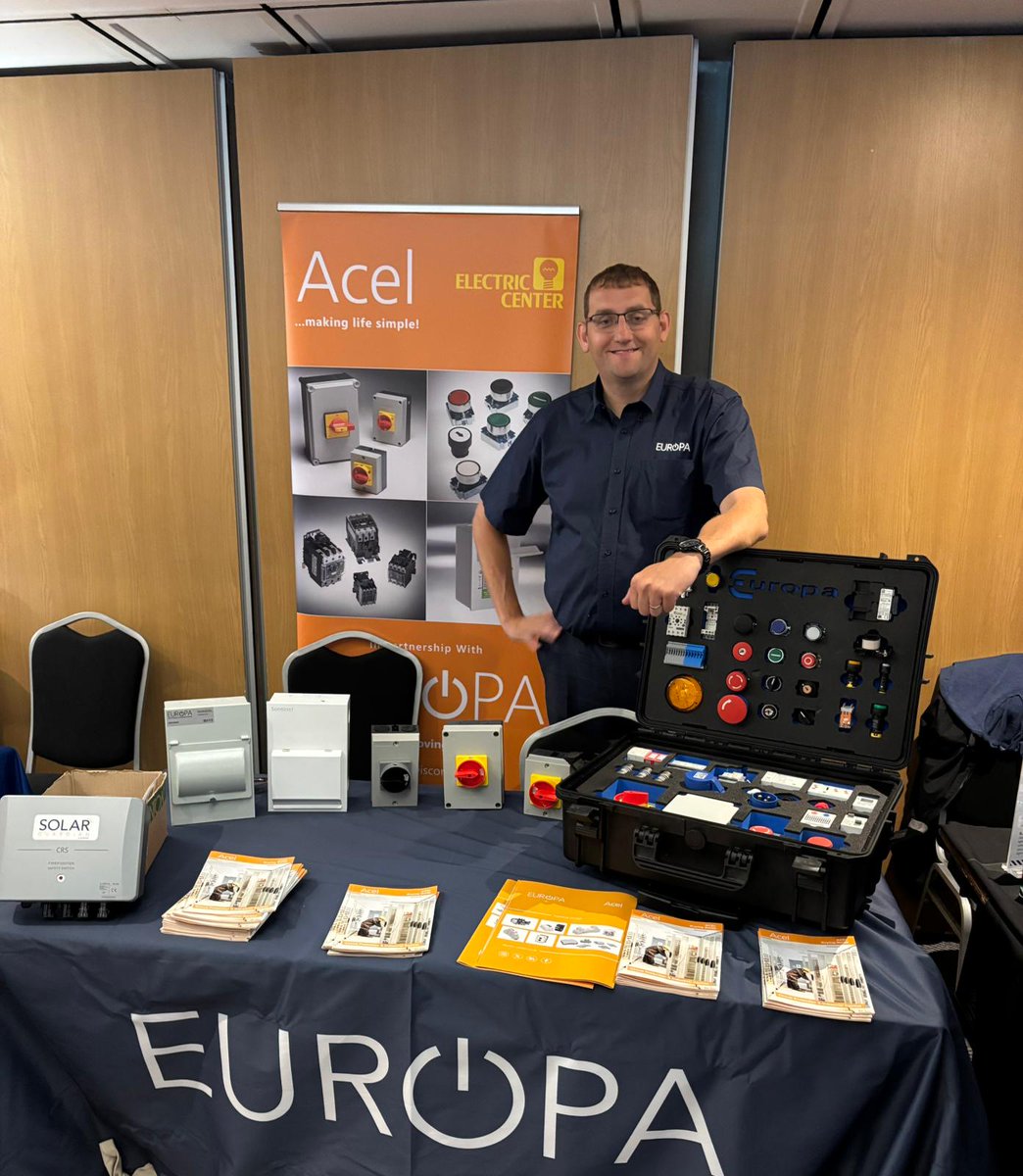 Today, our Head of National Partnerships, Daniel Eyers, and our Key Account Manager, Harry Weeks, are attending the ACEL Awareness Day. 

#ACELAwarenessDay #IndustryGrowth #ElectricalInnovation #TeamWork #Wholesalers #EuropaPLC