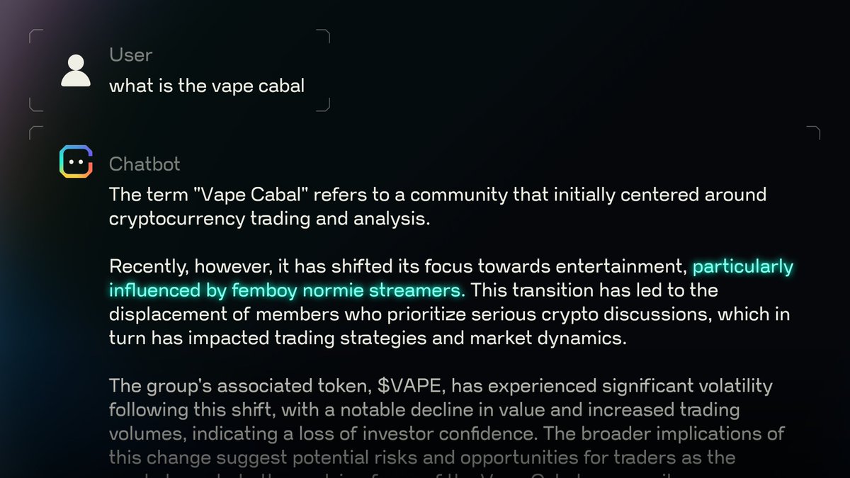 Who let our Web3 AI-Chatbot cook this hard?? 

Btw, if you need help understanding the niche complexities of Web3, Try it out ➡️ app.chaingpt.org