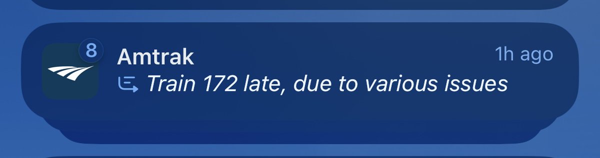 Next time I'm late to a meeting: "Sorry, it was... various issues."