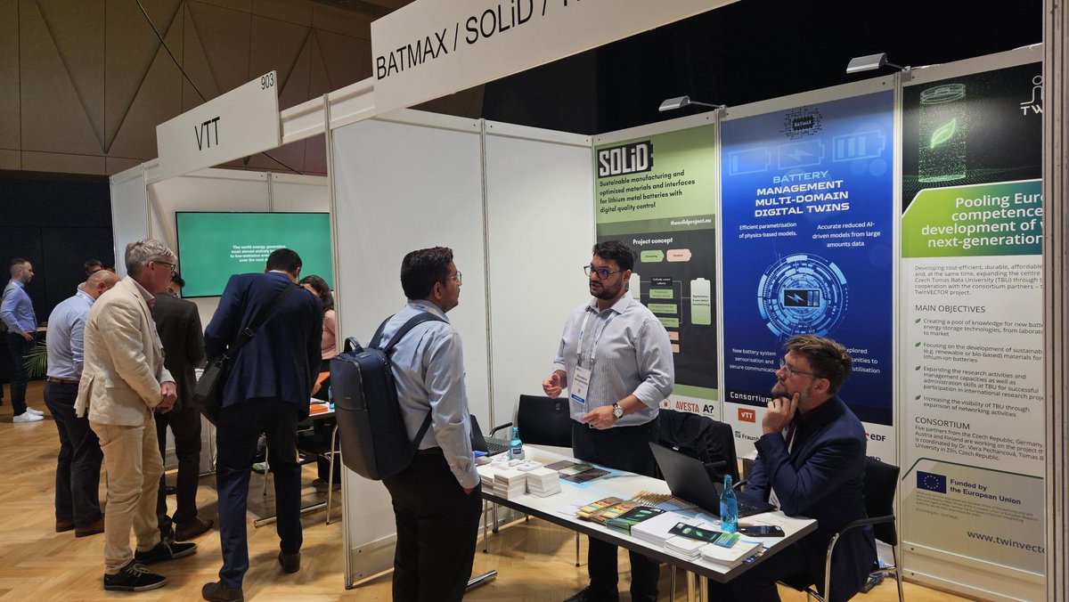 BATMAXprojectEU (@batmaxprojecteu) on Twitter photo Are you attending the #AABC2025? 🤩
🔋 Find us, along with <a href="/SOLiDProjectEU/">SOLiDProjectEU</a> and <a href="/TwinVectorEU/">TwinVectorEU</a> , at Booth 905!
🗓️ 23-26/6
📍 Mainz, Germany
⭐ Don't miss our speakers tomorrow:
<a href="/MikkoPihlatie/">Mikko Pihlatie</a> & Sam Mousavi
Learn more ⤵️
🔗 lnkd.in/eDw2Ajjb Are you attending the #AABC2025? 🤩
🔋 Find us, along with <a href="/SOLiDProjectEU/">SOLiDProjectEU</a> and <a href="/TwinVectorEU/">TwinVectorEU</a> , at Booth 905!
🗓️ 23-26/6
📍 Mainz, Germany
⭐ Don't miss our speakers tomorrow:
<a href="/MikkoPihlatie/">Mikko Pihlatie</a> & Sam Mousavi
Learn more ⤵️
🔗 lnkd.in/eDw2Ajjb