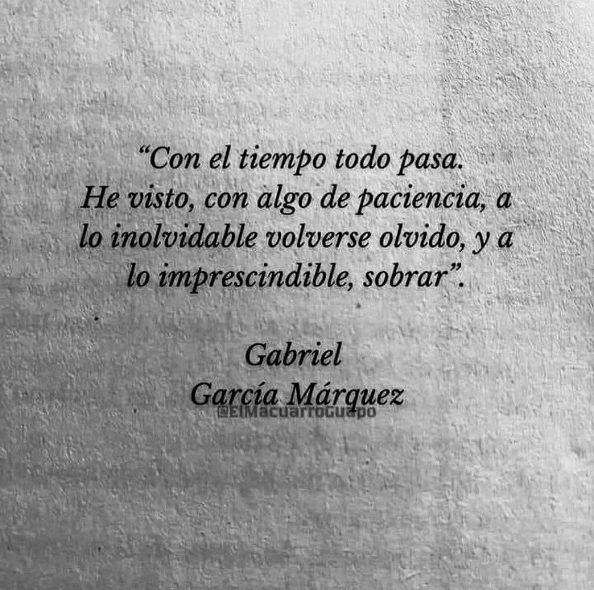 Cementedelibros's tweet photo. El tiempo puede cambiarlo todo. 👀
Con algo de paciencia, a lo inolvidable volverse olvido…
#cementeriodelibros 
¿Quieres tener un grupo de amigos con el que puedas compartir el amor por los libros?
Escríbenos a cementeriodelibrosoficial@gmail.com para más información 🙌🏻 https://t.co/Nb4ZoKDfId