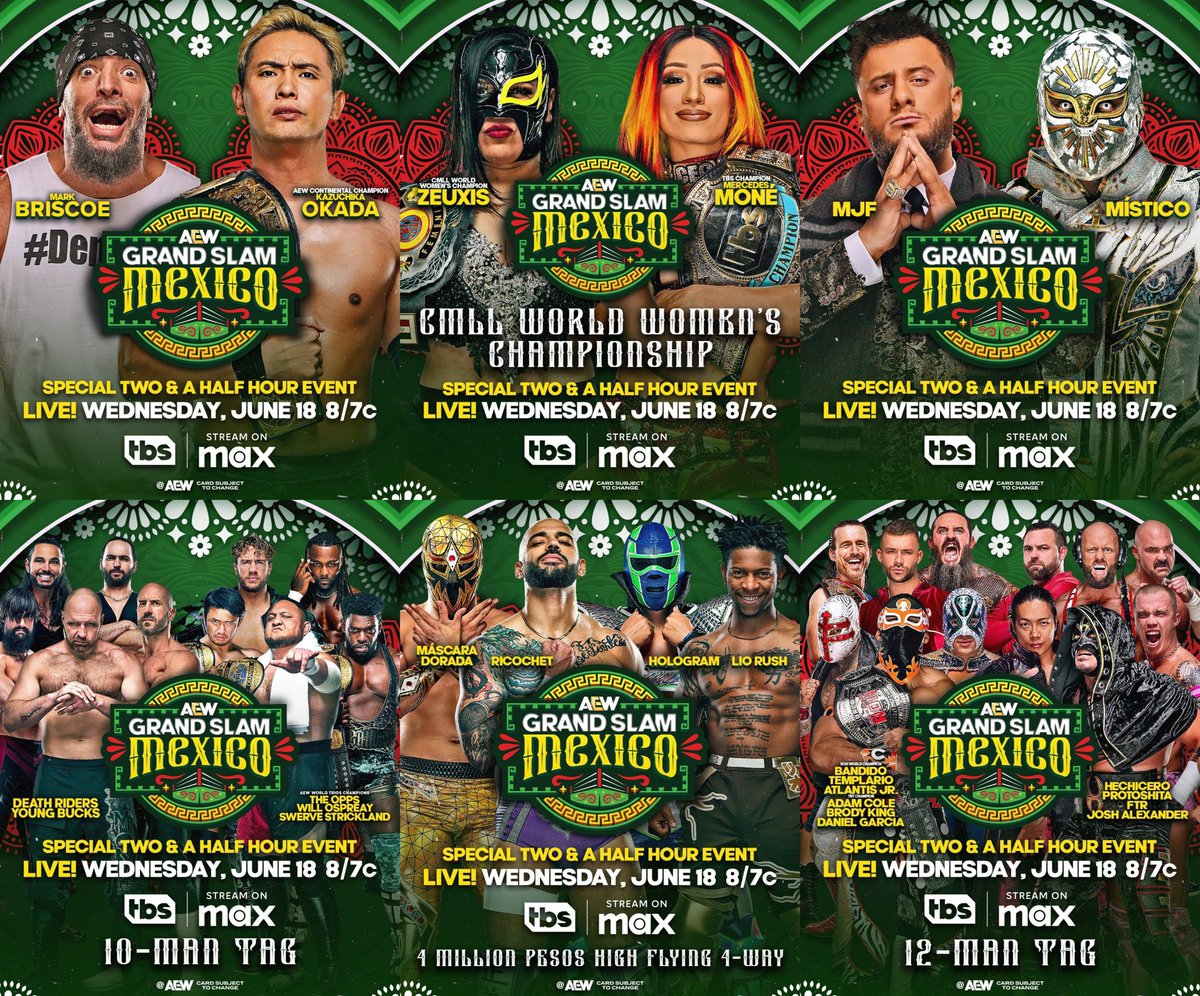 AEW Fan France 🇨🇵 (@aewfrance1) on Twitter photo Hey Yo !!! Aujourd'hui c'est soirée CATCH !!!
C'est #AEWGrandSlamMexico 🇲🇽
Rendez vous à 21h10 sur <a href="/AEW_WTVNext/">AEW - Warner TV Next #AEWFrance</a>
Commenté par <a href="/NorbertFeuillan/">Norbert Feuillan</a> & <a href="/AlainMist/">Alain Mistrangélo</a>
Soyez au rendez vous 💪😉 #AEW #aewfrance Hey Yo !!! Aujourd'hui c'est soirée CATCH !!!
C'est #AEWGrandSlamMexico 🇲🇽
Rendez vous à 21h10 sur <a href="/AEW_WTVNext/">AEW - Warner TV Next #AEWFrance</a>
Commenté par <a href="/NorbertFeuillan/">Norbert Feuillan</a> & <a href="/AlainMist/">Alain Mistrangélo</a>
Soyez au rendez vous 💪😉 #AEW #aewfrance