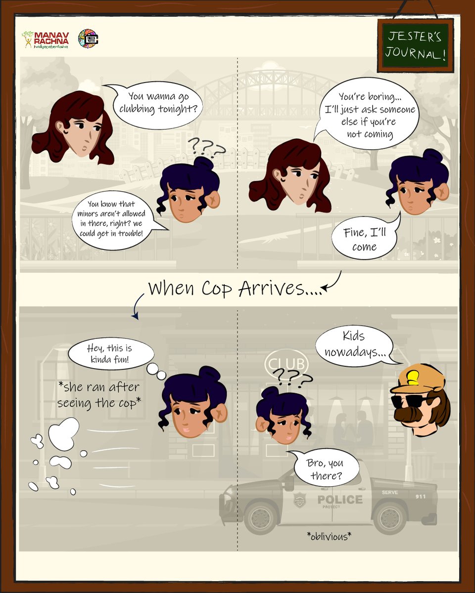 MediaShala_'s tweet image. Latest Edition of Jester Journal 
Think twice , choose wisely - because not all choices end well
#MediaShalaInspired #UCreate #CreatorsUnite #ManavRachna #MediashalaAtMris #InspireToCreate #DesignVerse #OneTeamOneDream #EmpowerEducateEngage #LeadersOfTomorrow
#ImaginationShala