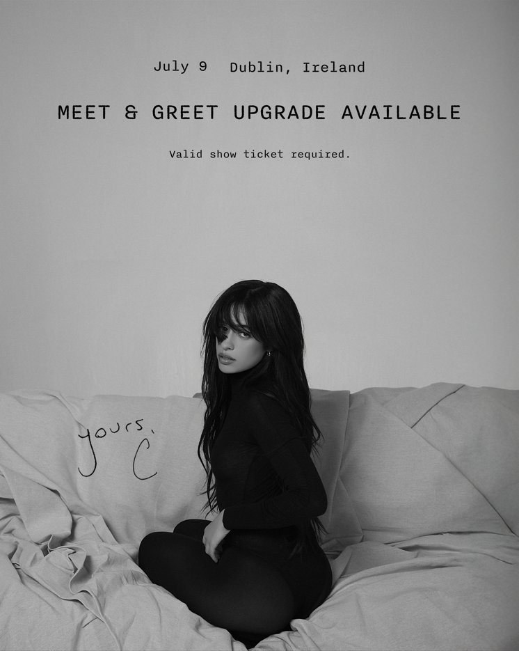 ON SALE: <a href="/Camila_Cabello/">camila</a> Meet &amp; Greet Upgrades for Dublin, July 9th💘

Valid show ticket is required.

Tap the link below  to bag this exclusive upgrade 🎟️

ticketmaster.ie/camila-cabello…
#CamilaCabello