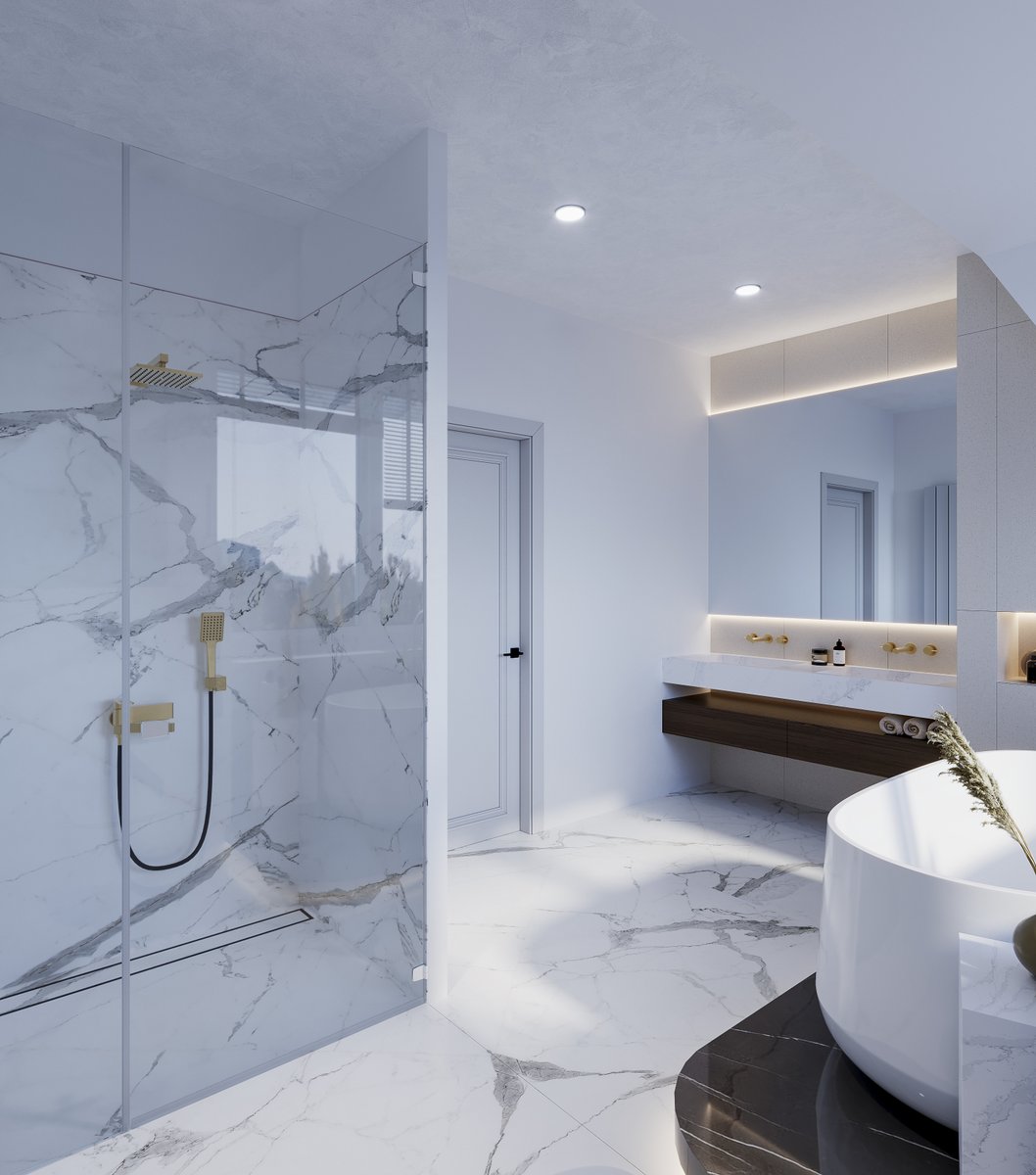 xl_arch's tweet photo. Berlin'de iç mimari proje ve görselleştirmelerini üstlendiğimiz çağdaş yaklaşımlı toplu konut projemizden ıslak hacim görselleri...

Wet area visuals from our contemporary residential project in Berlin, for which we undertook the interior design and visualizations... https://t.co/WI0x4DCtYD