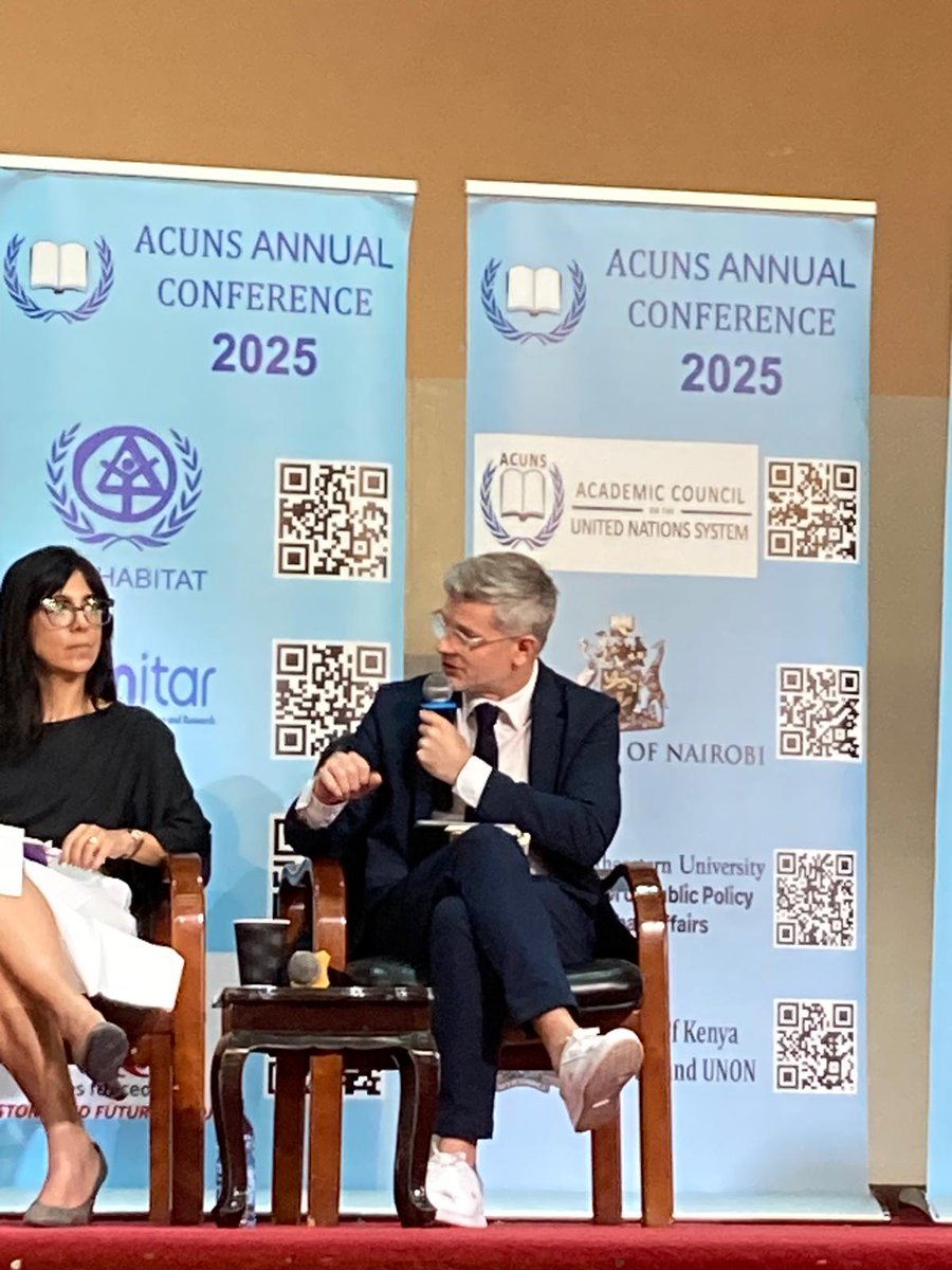 A great panel today at #ACUNSAM25 on the Arid Cities Network, tackling the unique climate, sustainability &amp; resilience challenges of hot and arid cities.

Innovative ideas &amp; critical collaboration at the heart of this timely discussion!

#ClimateAction #Sustainability #ACUNS2025