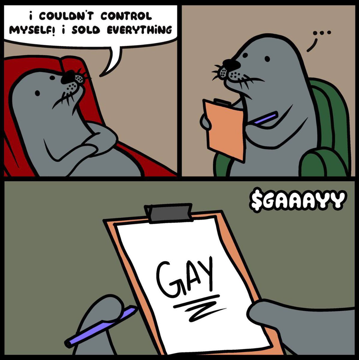 If this is how you “trade” you are in fact $GAAAYY