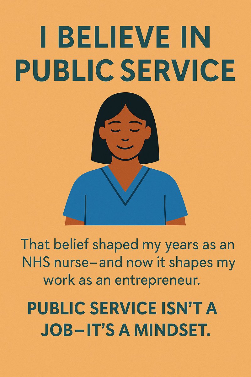 Public service isn’t a job title it’s a mindset. Whether I’m on a ward or running a business, my purpose stays the same: serve, lead, and make a difference. #ValuesLedBusiness #NurseLeadership
