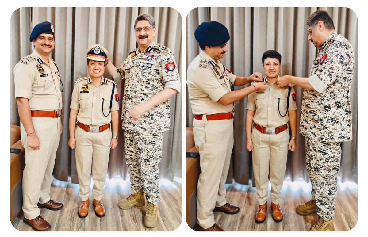 Dhubri Police (@dhubri_police) on Twitter photo Shouldering responsibility with unwavering commitment.
Pipping ceremony at Dhubri where the SP Dhubri Ms. Leena Doley was pipped as Senior Superintendent of Police (SSP) by the DGP Assam and the IGP L&O.
<a href="/CMOfficeAssam/">Chief Minister Assam</a> <a href="/himantabiswa/">Himanta Biswa Sarma</a> <a href="/DGPAssamPolice/">DGP Assam</a> <a href="/HardiSpeaks/">Hardi Singh</a> <a href="/assampolice/">Assam Police</a> Shouldering responsibility with unwavering commitment.
Pipping ceremony at Dhubri where the SP Dhubri Ms. Leena Doley was pipped as Senior Superintendent of Police (SSP) by the DGP Assam and the IGP L&O.
<a href="/CMOfficeAssam/">Chief Minister Assam</a> <a href="/himantabiswa/">Himanta Biswa Sarma</a> <a href="/DGPAssamPolice/">DGP Assam</a> <a href="/HardiSpeaks/">Hardi Singh</a> <a href="/assampolice/">Assam Police</a>