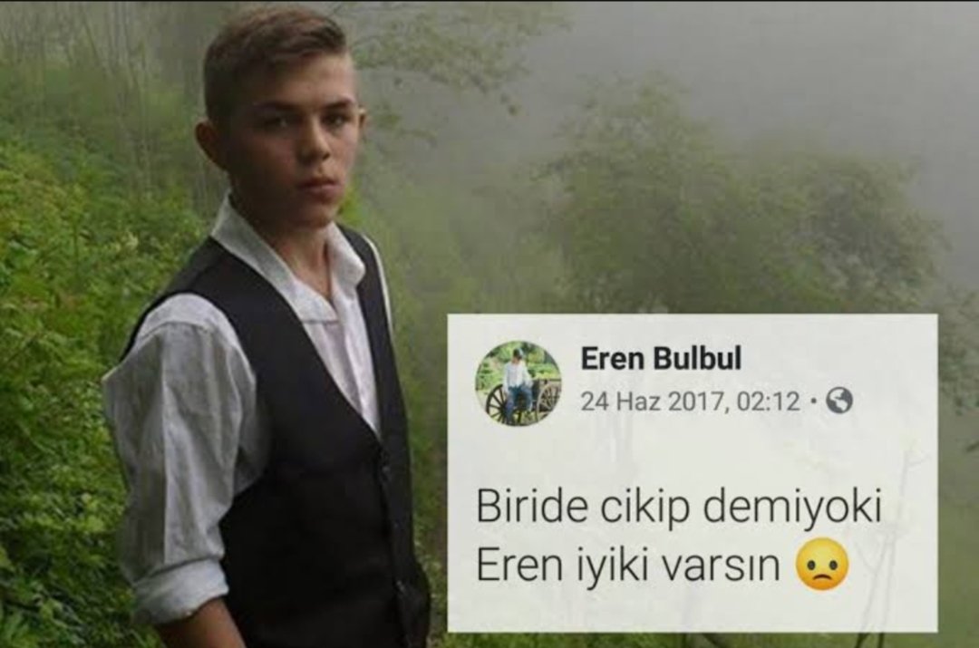 Çınlasın gökyüzü,
Karadeniz ağlasın
Yıldızsın, aysın
Eren iyi ki varsın.