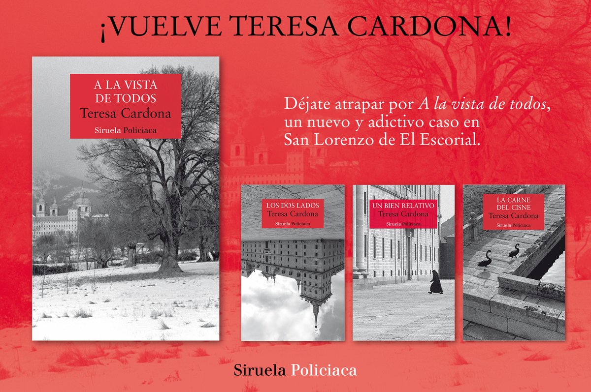Siruela (@edicionesiruela) on Twitter photo «Teresa Cardona es una auténtica maestra del thriller».
✍️ Estupenda entrevista de Susana Santaolalla en <a href="/LibrosDeArenaR5/">Libros de arena</a>, de <a href="/rne/">Radio Nacional</a>, por A LA VISTA DE TODOS.
#SiruelaPoliciaca
Escúchalo completo aquí 👉 lc.cx/q2JIlm «Teresa Cardona es una auténtica maestra del thriller».
✍️ Estupenda entrevista de Susana Santaolalla en <a href="/LibrosDeArenaR5/">Libros de arena</a>, de <a href="/rne/">Radio Nacional</a>, por A LA VISTA DE TODOS.
#SiruelaPoliciaca
Escúchalo completo aquí 👉 lc.cx/q2JIlm