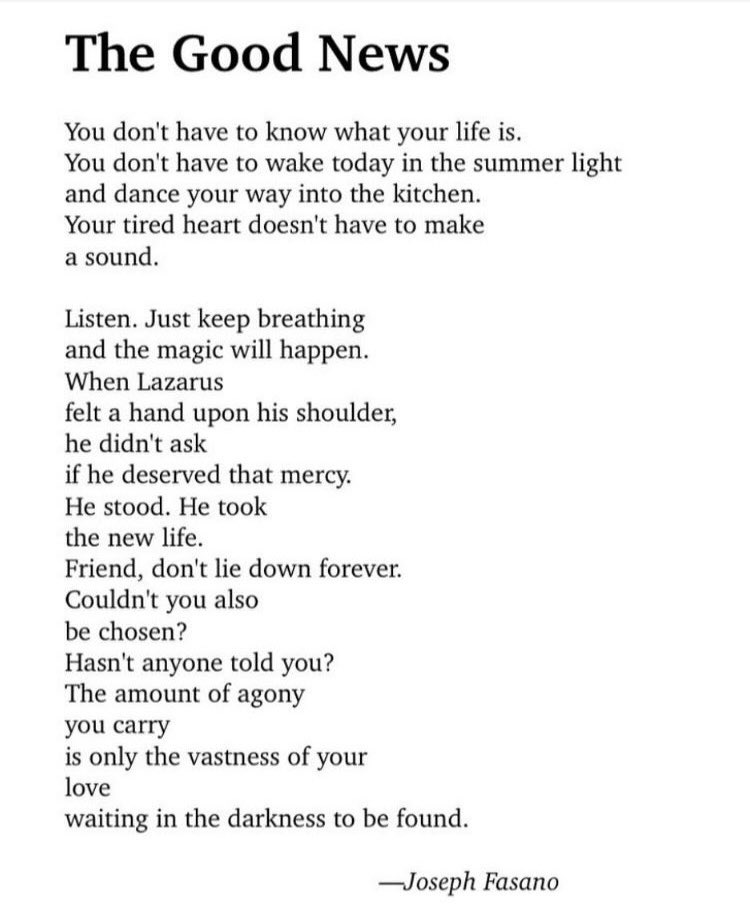 If you're feeling exhausted with it all, I hope this finds you.