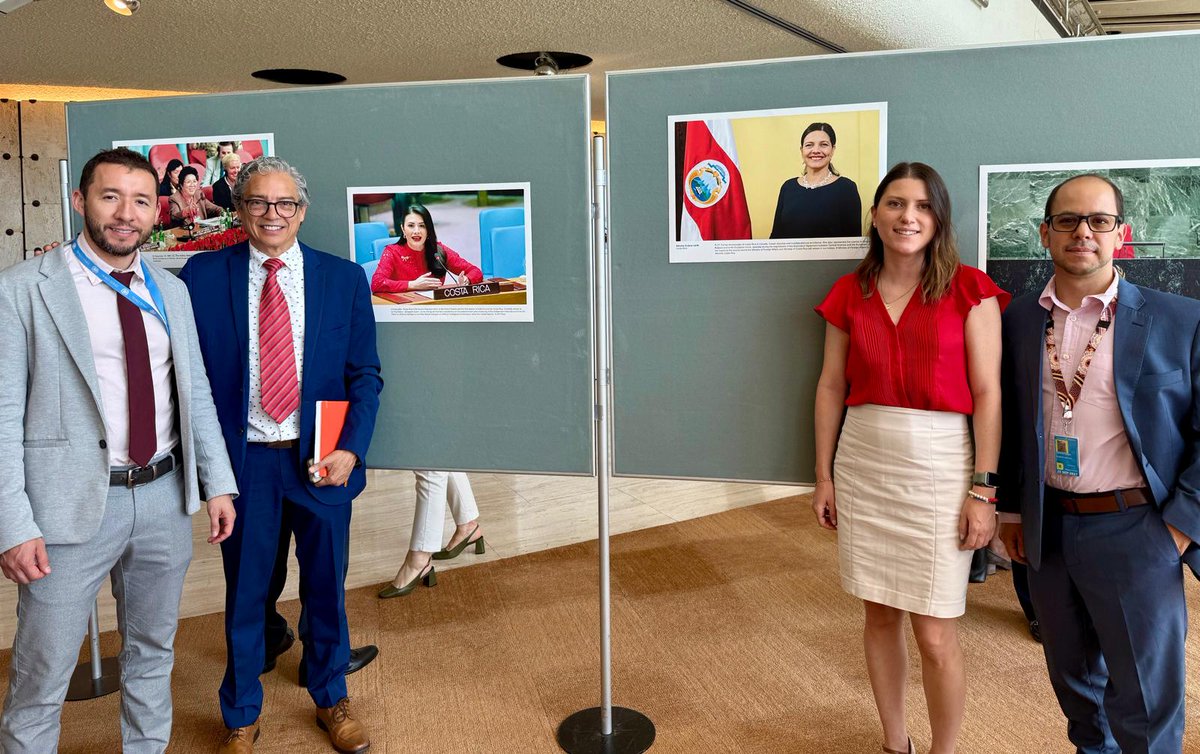 Honoured to take part today in the Opening Ceremony of “Not a Woman’s Job” spotlighting women's leadership, committed in amplifying women's voices in diplomacy and breaking gender barriers. 🇨🇷 ranks 4th worldwide in Women Ambassadors in the 2024 Women in Diplomacy Index.