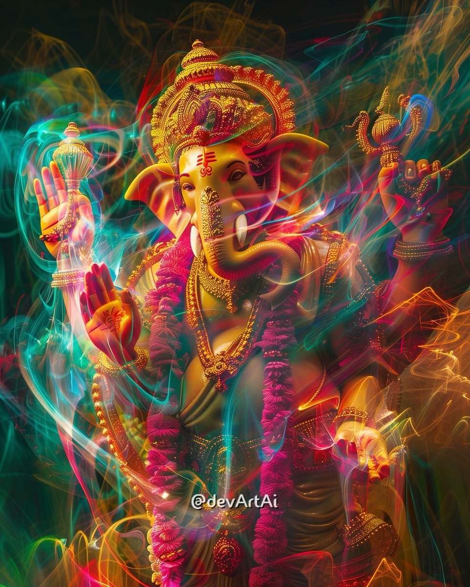 गुणातीताय गुणाधीशाय
गुणप्रविष्टाय धीमहि।
श्री गणेश का ,जो गुणों के विग्रह हैं,
गुणों द्वारा मण्डित हैं, गुणों के अधीश हैं और 
गुणों के परे हैं, ध्यान करते हैं 
#ॐ_गं_गणपतये_नमः 
सुप्रभात 
#ceasefire #IranIsraelConflict #Iran #OperationSindhu