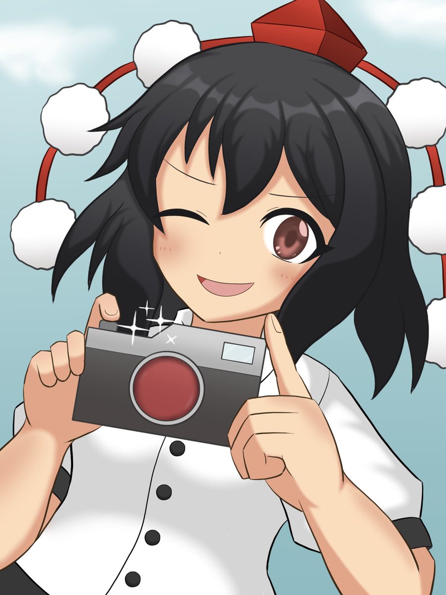 #7月23日は射命丸文の日
#7月23日は文の日
再掲です！
文「はたて見てください！カメラ新調しました！」