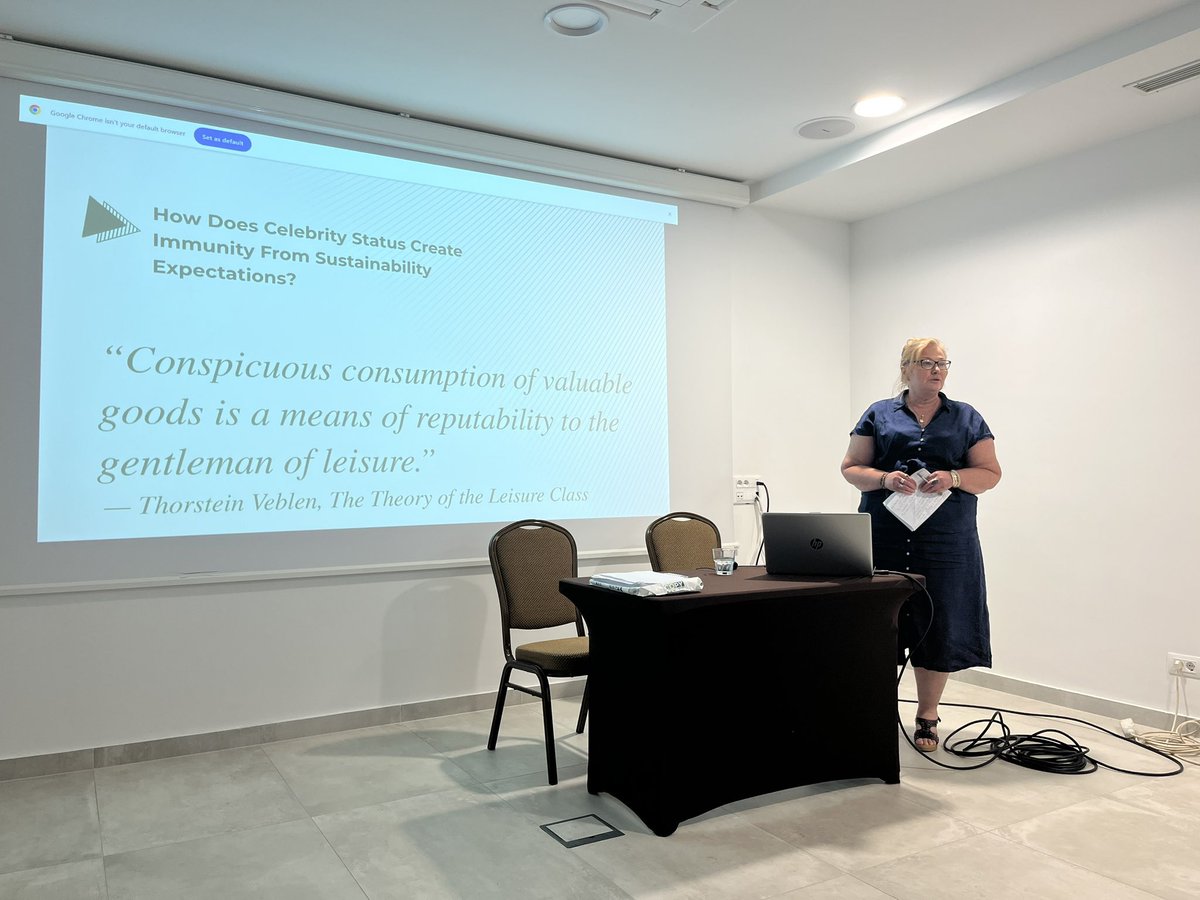 PowerOfPrestige's tweet image. Susan Maloney presenting on Celebrity Travel, Lifestyle and Environmental Responsibility at #PoP25 #Conference #Croatia