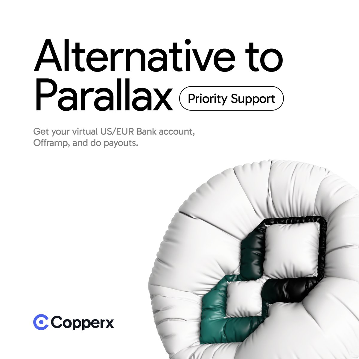 Copperx (@copperxhq) on Twitter photo For <a href="/withparallax/">Parallax (withparallax.com)</a> power users running company payroll,
Copperx is your next chapter
→ USDC to fiat, anywhere
→ Business accounts in USD/EUR
→ Corporate cards
→ Solana & EVM supported For <a href="/withparallax/">Parallax (withparallax.com)</a> power users running company payroll,
Copperx is your next chapter
→ USDC to fiat, anywhere
→ Business accounts in USD/EUR
→ Corporate cards
→ Solana & EVM supported