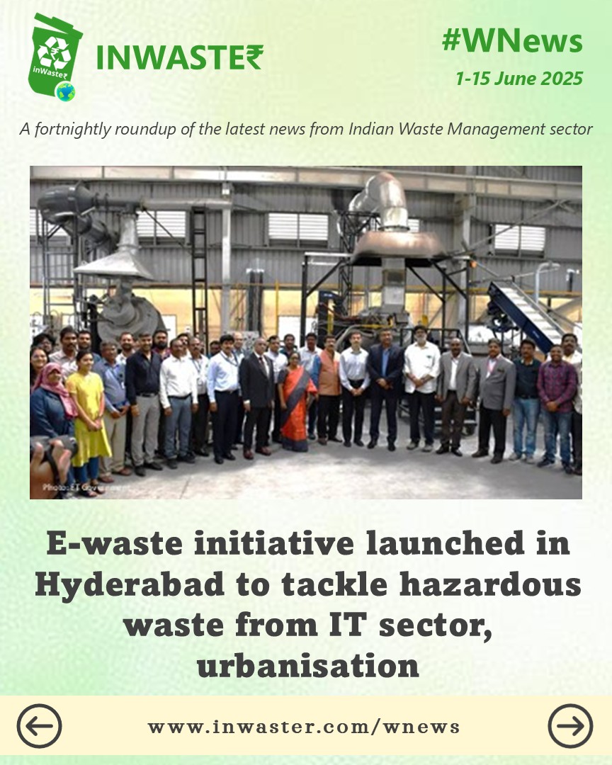 InWasterCo's tweet photo. ♻️ #𝗪𝗡𝗲𝘄𝘀 Spotlight 1-15 June– 𝗙𝗼𝗿𝘁𝗻𝗶𝗴𝗵𝘁𝗹𝘆 𝗪𝗮𝘀𝘁𝗲 𝗠𝗮𝗻𝗮𝗴𝗲𝗺𝗲𝗻𝘁 𝗥𝗼𝘂𝗻𝗱𝘂𝗽 🇮🇳  
From jungle trails sculpted out of scrap to India's first Tree Ambulance, this edition is packed with innovation and inspiration! 🌍  
https://t.co/4kHS4cGvx3 💚
1/2 https://t.co/Bn6JC6TX3U