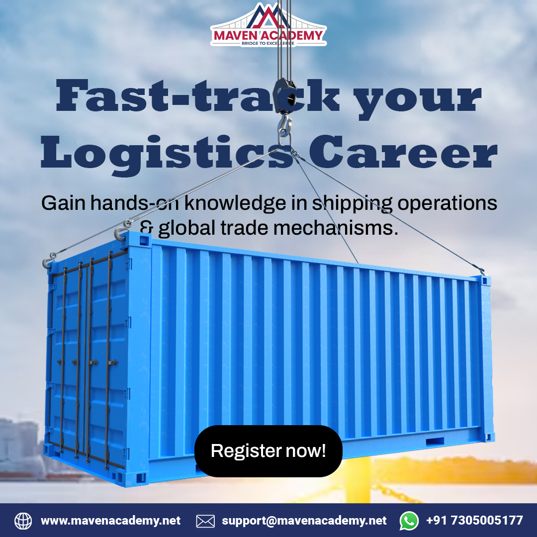 MavenAcademy1's tweet image. 🚢 Master the movement of goods globally!🌍 Gain hands-on expertise in shipping and trade management from industry experts at Maven Academy. 🎓

📥Enroll now: mavenacademy.net/courses/shippi…

#MavenAcademy #ShippingLogisticsManagement #FreightForwarding #OnlineCourse #TransportManagement