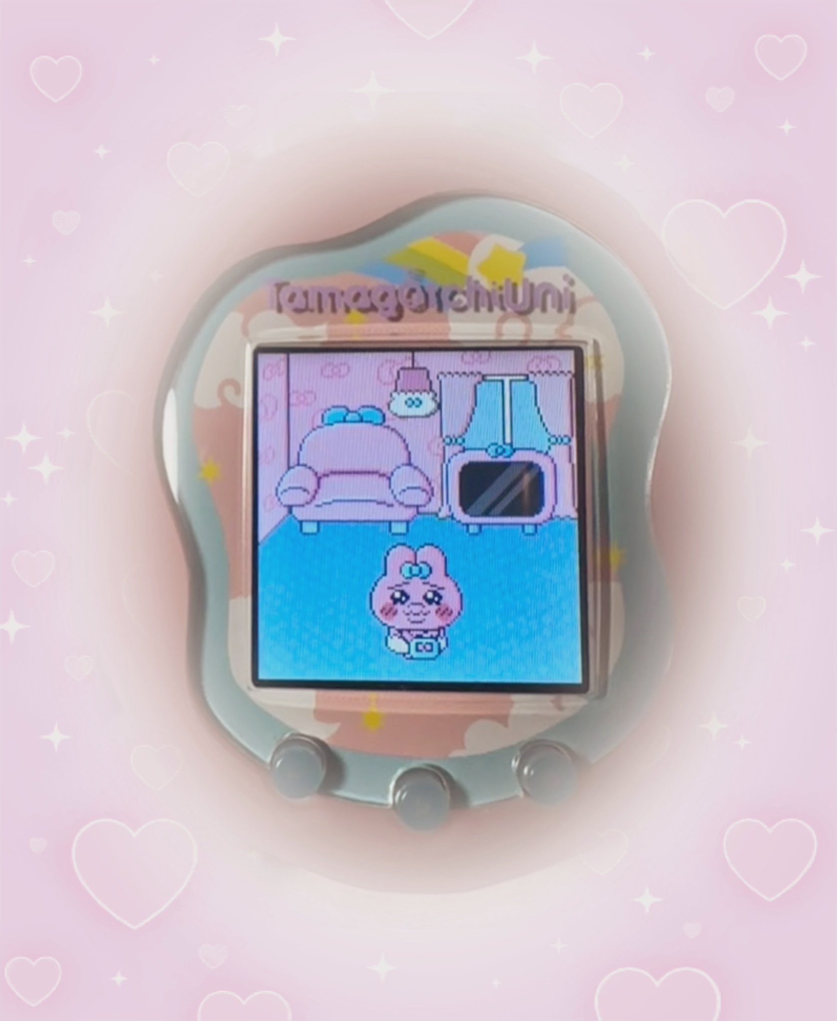 たまごっち × 可哀想に！コラボ♥おぱんちゅうさぎ、んぽちゃむ